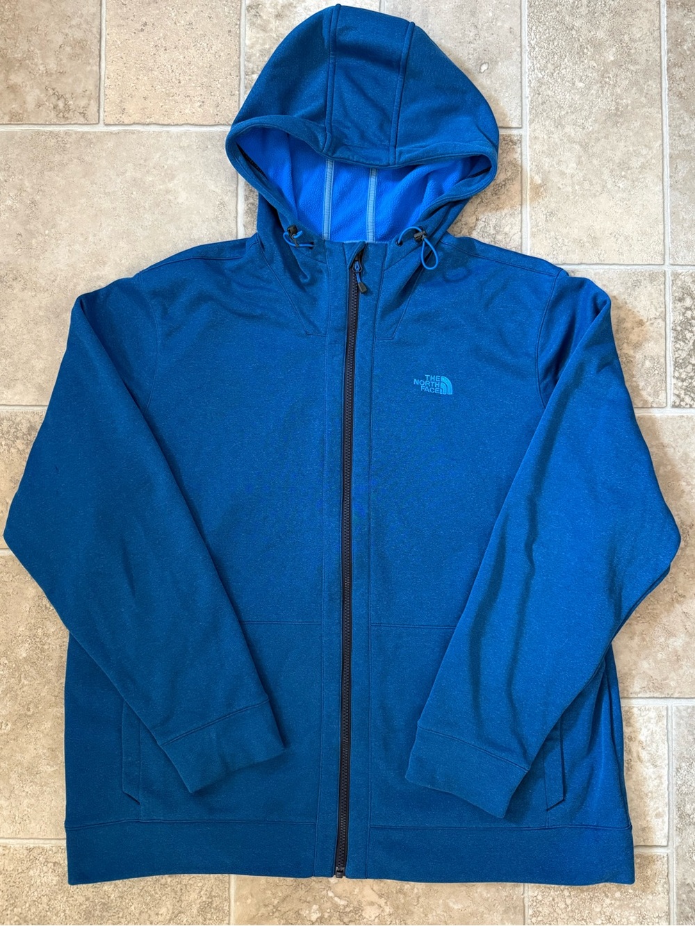The North Face Men's Deep Blue Hooded Lightweight Jacket